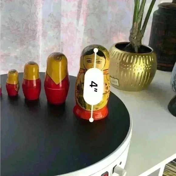 Vintage Handmade Nesting dolls - Picture 6 of 12